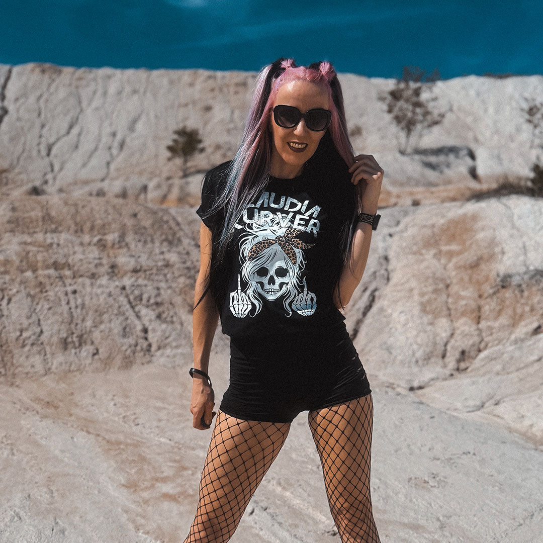 Unisex T-Shirt mit Brustaufdruck (For the Ladies-Kollektion)