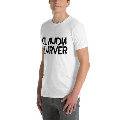 Weißes Unisex T-Shirt mit Brustaufdruck (Classic-Kollektion)